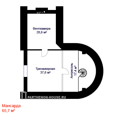 2 этаж Проект бассейна БЭ 258-8